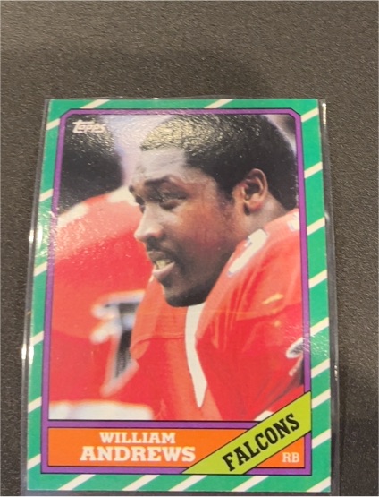 1986 Topps #363 William Andrews — front