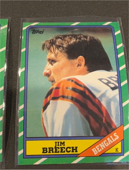 1986 Topps #262 Jim Breech — front