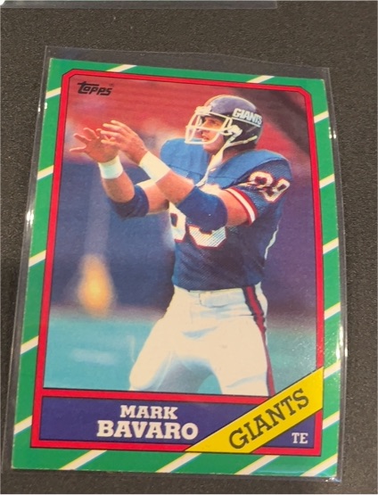 1986 Topps #144 Mark Bavaro — front
