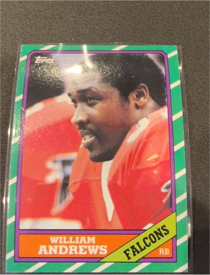 1986 Topps #363 William Andrews — front