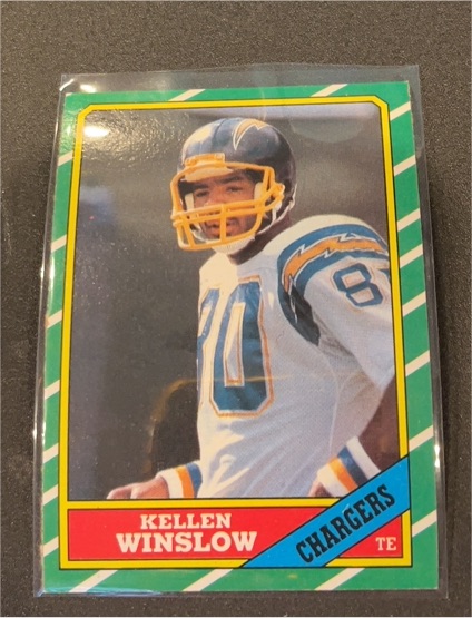 1986 Topps #237 Kellen Winslow — front