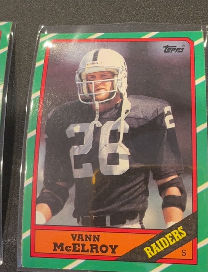1986 Topps #75 Vann McElroy — front