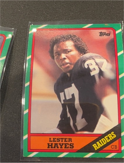 1986 Topps #74 Lester Hayes — front