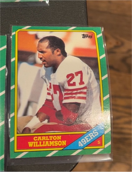 1986 Topps #169 Carlton Williamson — front