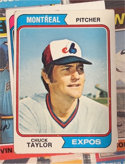 1974 Topps #412 Chuck Taylor — front