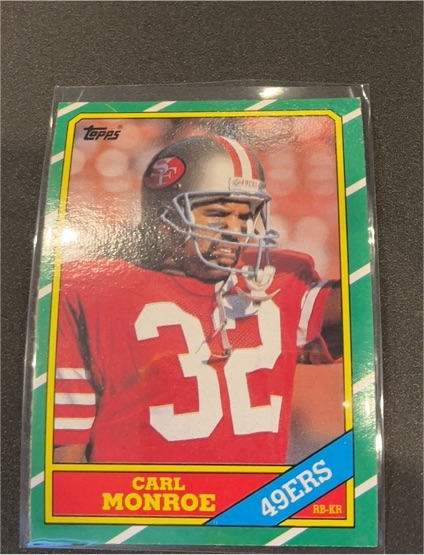 1986 Topps #32 Carl Monroe — front
