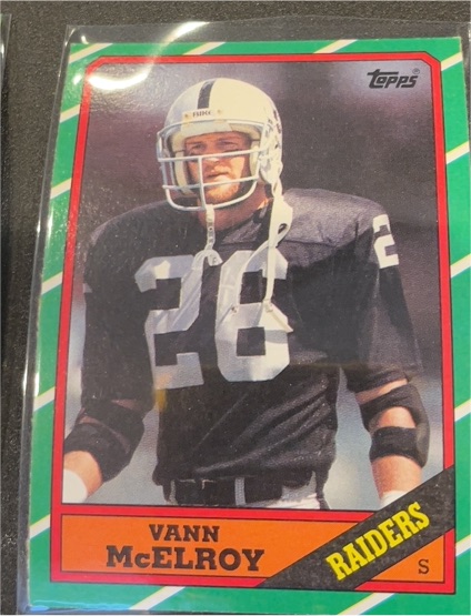 1986 Topps #75 Vann McElroy — front