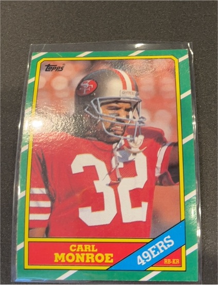 1986 Topps #32 Carl Monroe — front