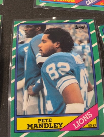1986 Topps #246 Pete Mandley — front