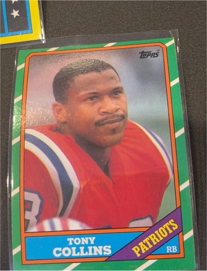 1986 Topps #33 Tony Collins — front