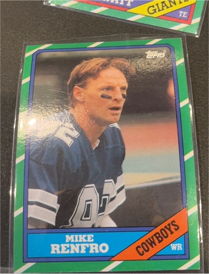1986 Topps #128 Mike Renfro — front