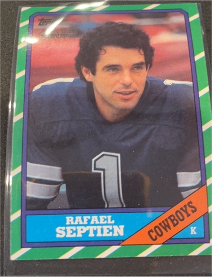1986 Topps #131 Rafael Septien Dallas Cowboys — front