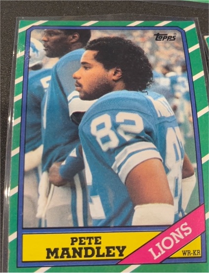 1986 Topps #246 Pete Mandley — front