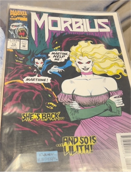 Morbius The Living Vampire #13 (1993) Marvel Comics — front
