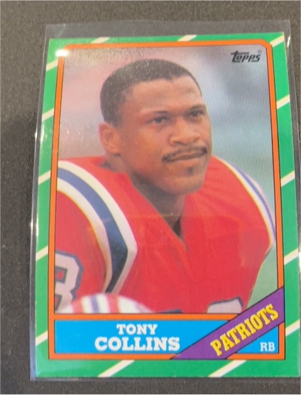 1986 Topps #33 Tony Collins — front