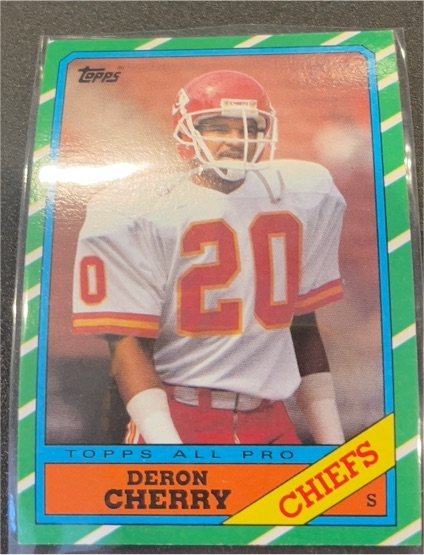 1986 Topps #313 Deron Cherry — front