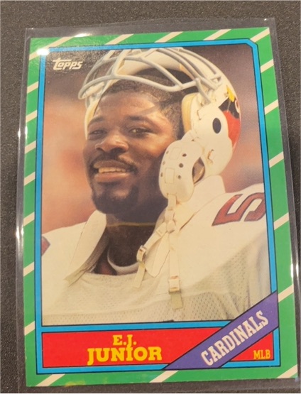 1986 Topps #336 E.J. Junior — front