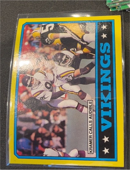 1986 Topps #292 Tommy Kramer Minnesota Vikings — front