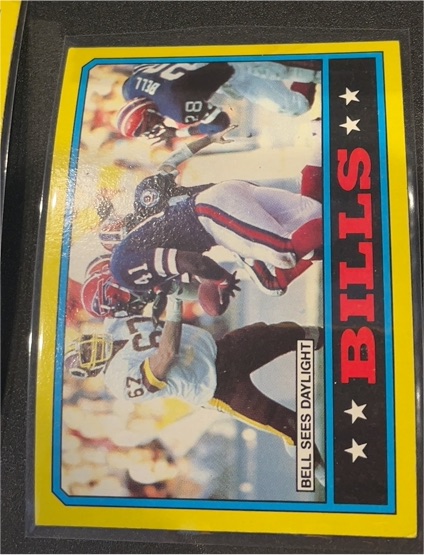 1986 Topps #383 Greg Bell Buffalo Bills — front