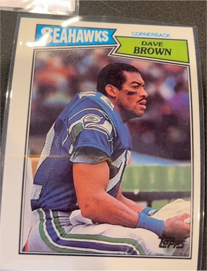 1987 Topps #182 Dave Brown — front