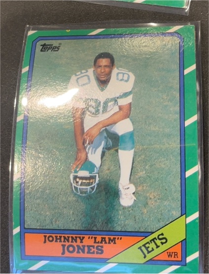 1986 Topps #98 Johnny "Lam" Jones — front