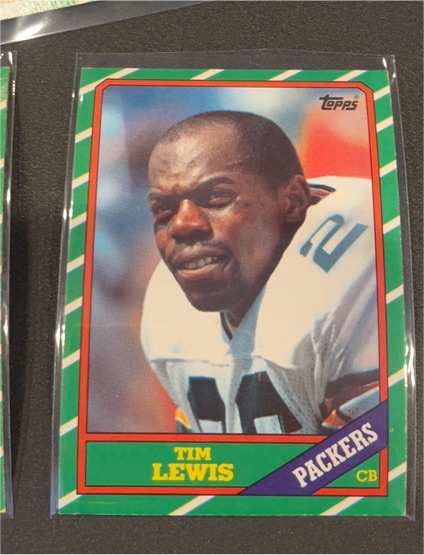 1986 Topps #223 Tim Lewis — front