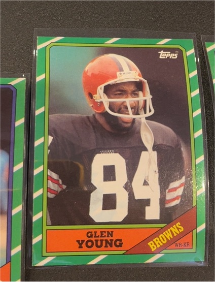 1986 Topps #190 Glen Young — front