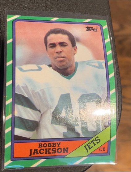 1986 Topps Football #109 Bobby Jackson — front
