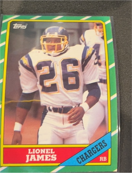 1986 Topps #232 Lionel James — front