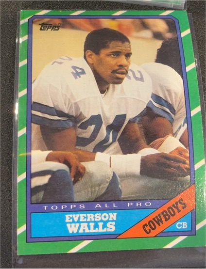 1986 Topps #135 Everson Walls — front