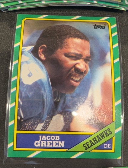 1986 Topps #206 Jacob Green — front