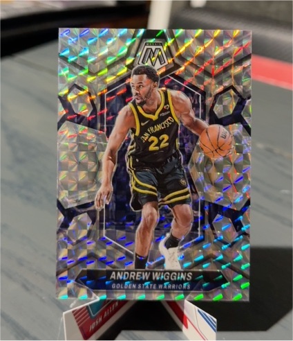 2023-24 Panini Mosaic #22 Andrew Wiggins — front