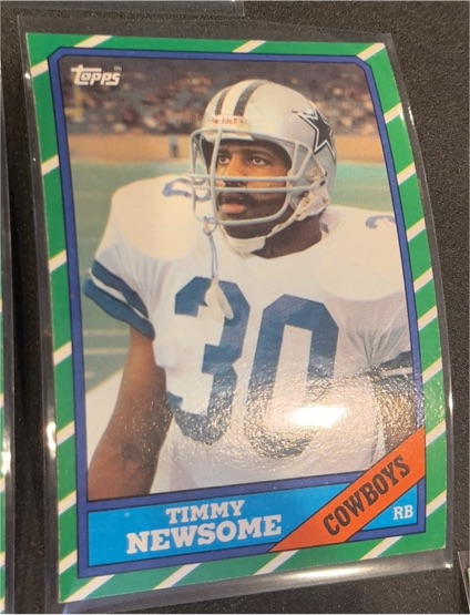 1986 Topps #30 Timmy Newsome — front