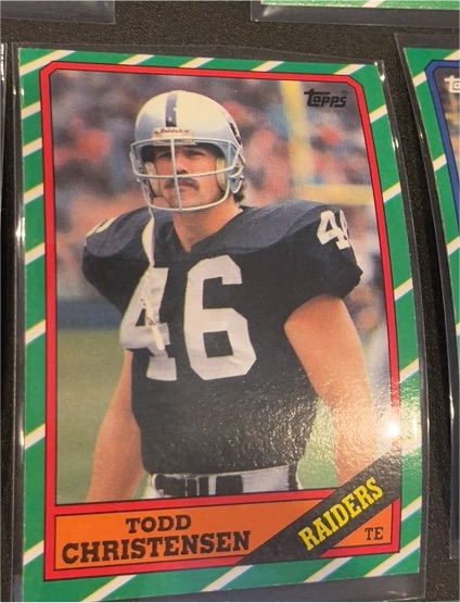 1986 Topps #64 Todd Christensen — front