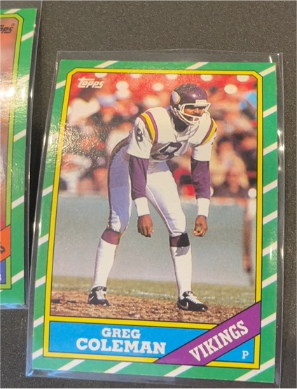1986 Topps #302 Greg Coleman — front