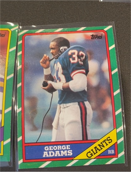 1986 Topps #140 George Adams — front