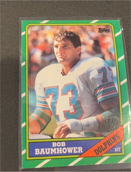 1986 Topps #55 Bob Baumhower — front