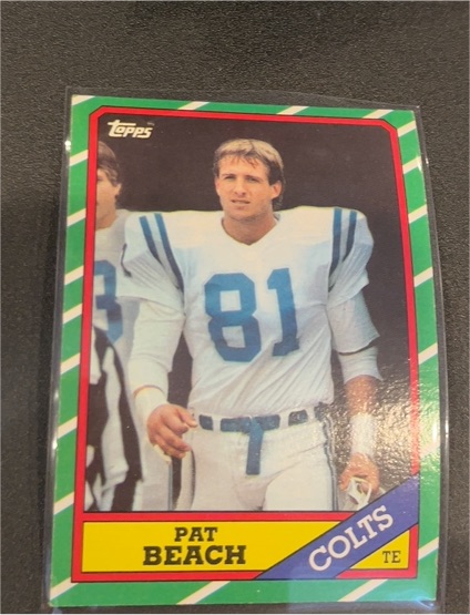 1986 Topps #320 Pat Beach — front