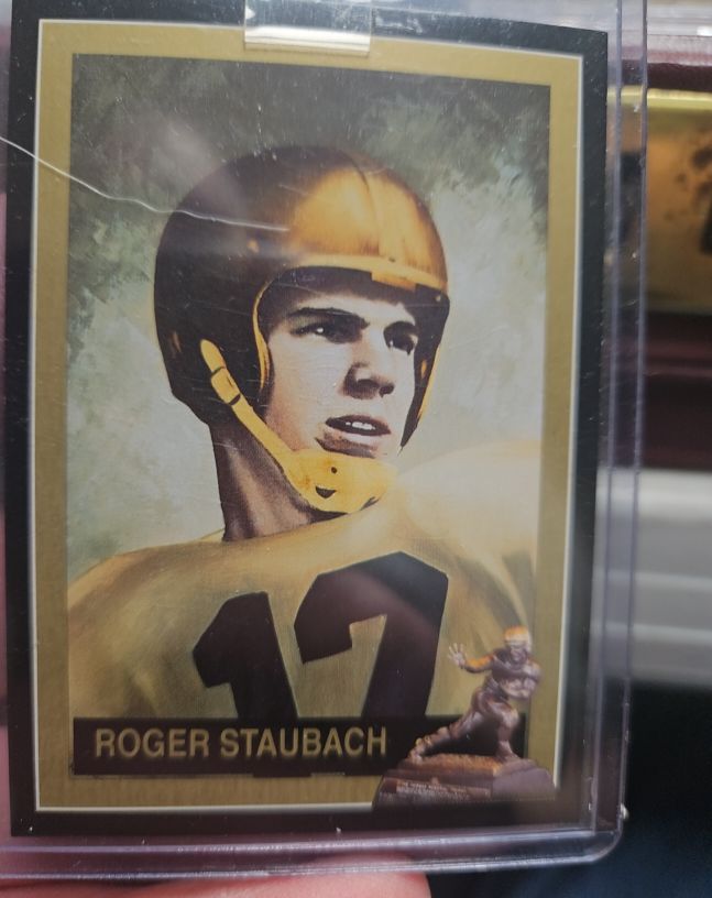 1992 Heisman Series II #17 Roger Staubach — front
