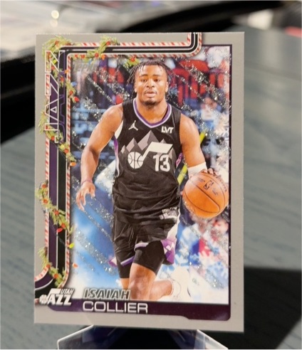 2025-26 Topps Holiday Basketball #H105 Isaiah Collier — front