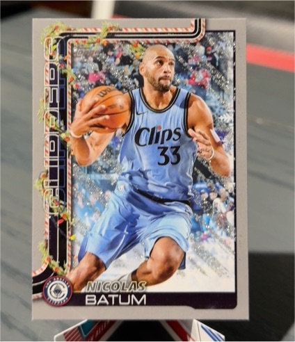 2025-26 Topps Holiday #H116 Nicolas Batum — front