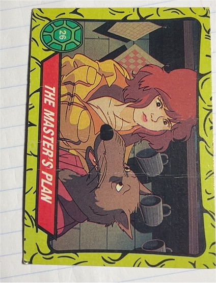 1989 Topps Teenage Mutant Ninja Turtles #26 The Master's Plan — front
