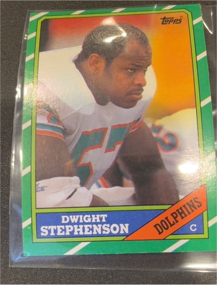 1986 Topps Football #53 Dwight Stephenson — front