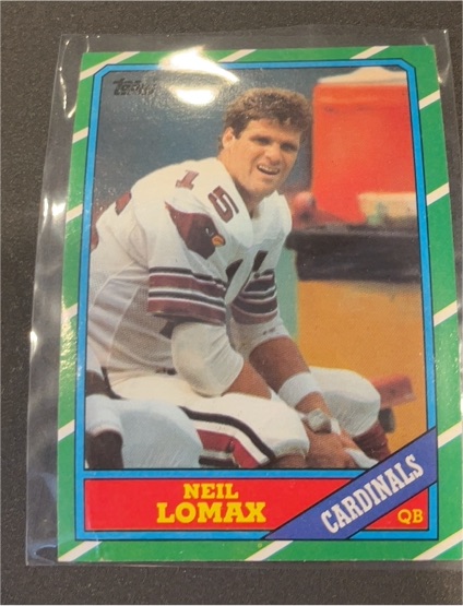 1986 Topps #327 Neil Lomax St. Louis Cardinals — front