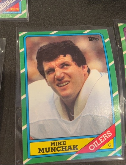 1986 Topps #356 Mike Munchak — front