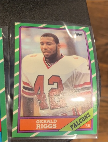 1986 Topps Football #362 Gerald Riggs — front