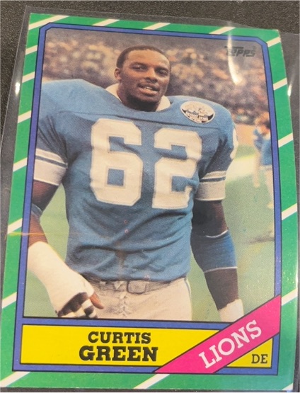 1986 Topps #253 Curtis Green — front