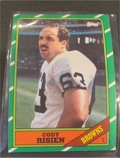 1986 Topps Football #193 Cody Risien — front
