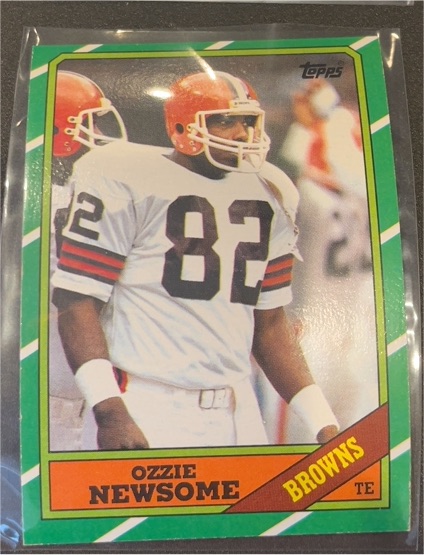 1986 Topps #191 Ozzie Newsome — front