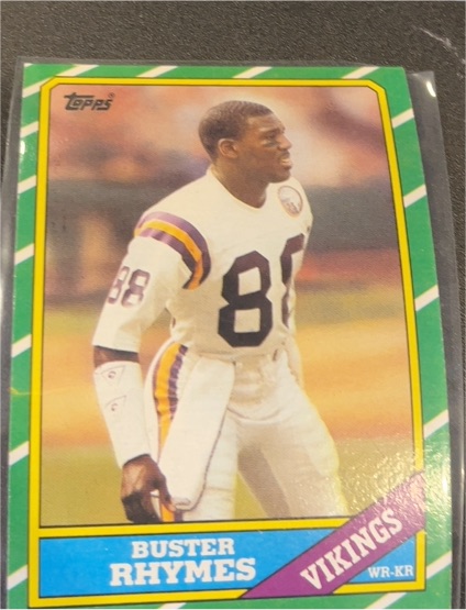1986 Topps #296 Buster Rhymes — front
